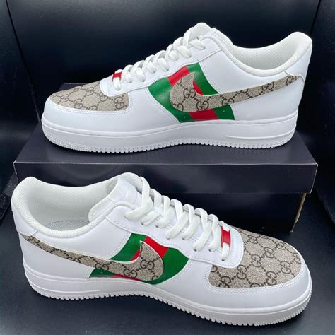 custom air force 1 gucci|gucci air force 1 low gg.